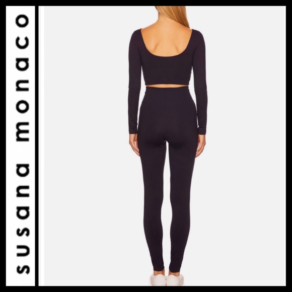 NWOT Susana Monaco High Waisted Legging - Picture 6 of 11